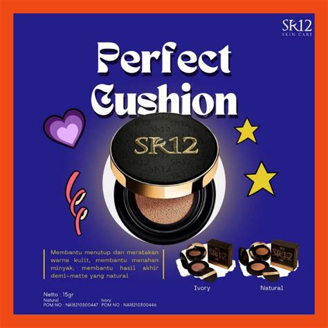 Jual Bedak Padat Remaja Perfect Cushion Sr Glowing Anti Luntur