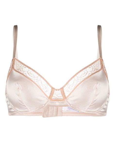 Eres Infusion Lace Trim Full Cup Bra Neutrals Editorialist