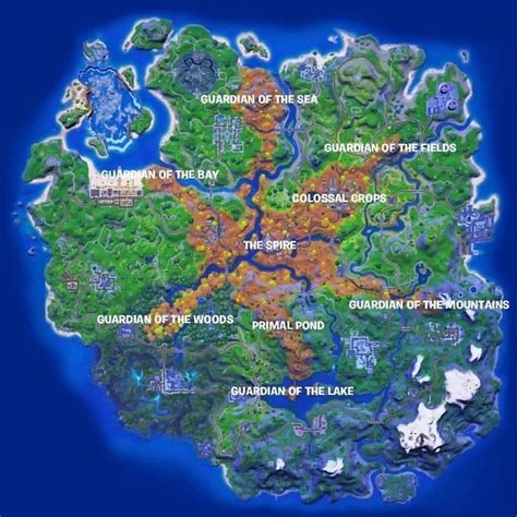 Guide De Localisation Des Objets Mythiques De La Saison De Fortnite