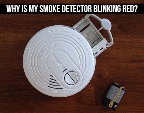 Why Is My Smoke Detector Blinking Red Explained