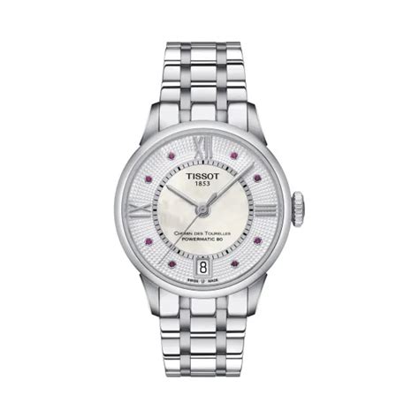 天梭 Tissot T Classic系列 精钢 自动机械机芯 女表 T0992071111300 小迈步海淘品牌官网