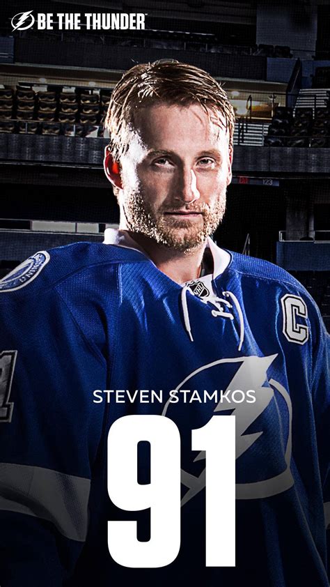 Download Steven Stamkos Ice Hockey Player 91 Thunder Wallpaper