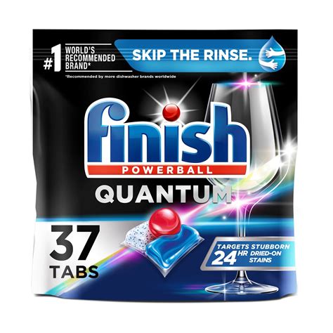 Finish Quantum 4 37 Ct Dishwasher Detergent Powerball Advanced