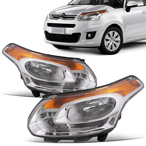 Farol C3 Aircross Picasso 2011 2012 2013 2014 2015 em Promoção