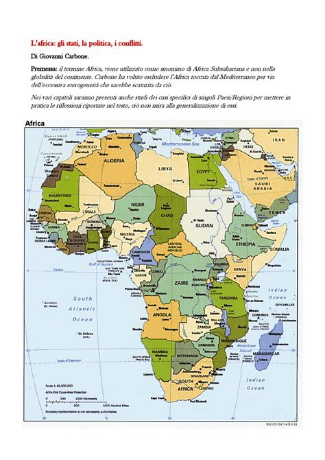 Riassunto Del Libro L Africa Di G Carbone Sintesi Del Corso Di Scienza Politica Docsity