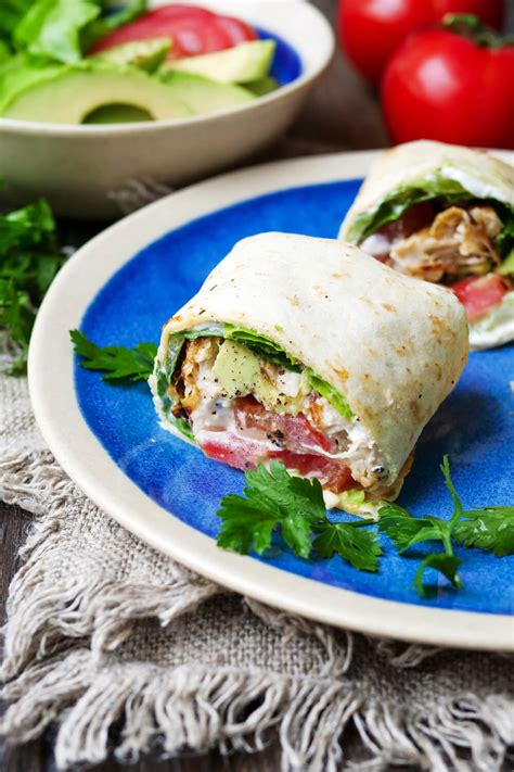 Hähnchen Wraps mit Blitzsoße Gaumenfreundin