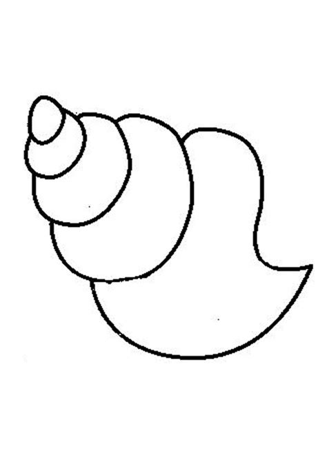 Shell coloring pages to download and print for free