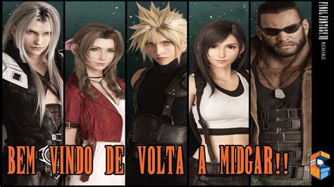 Final Fantasy VII Remake Bem Vindo Cloud Strife Inicio Do Game