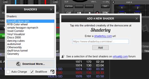 Virtualdj Virtualdj2018 Shaders From Shadertoy