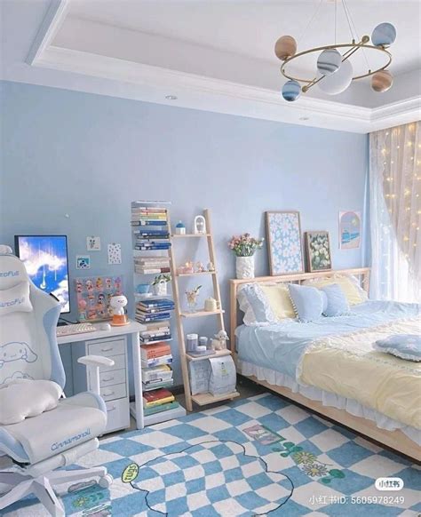 Blue Aesthetic Room Decor Blue Aesthetic Room Ideas Tapestry Girls