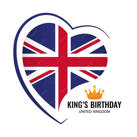 Premium Vector | The Kings Birthday holiday in Great Britain