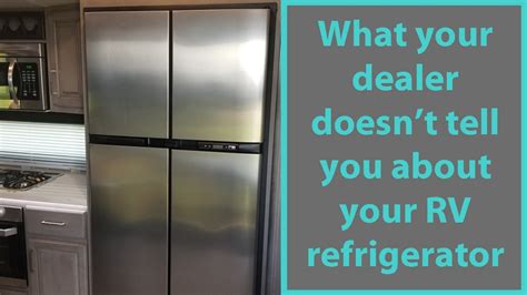 Norcold Rv Refrigerator Problems And Solutions What Your Dealer Doesn T Tell You Youtube