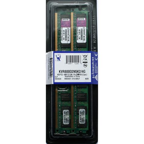 New Kingston Gb X Gb Ddr Pc Desktop Memory Kvr D N K G