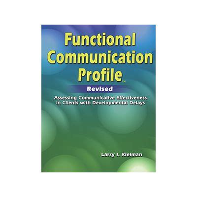 FCP R Functional Communication Profile Revised