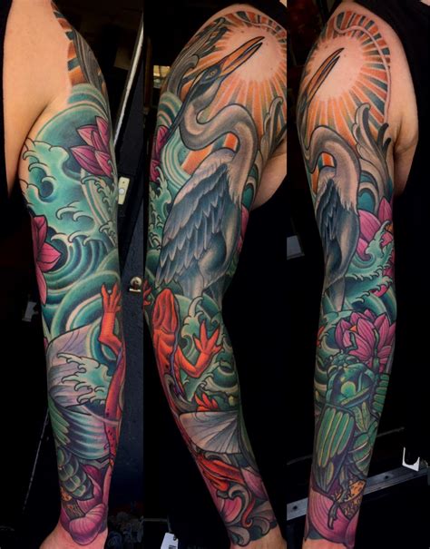 Color Sleeve Tattoos