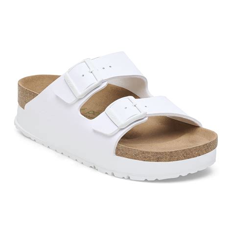 Arizona Pap Flex Platform Birko Flor White Birkenstock