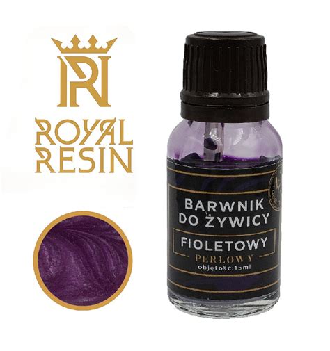 Barwnik Do Żywicy Epoksydowe Perłowy Fioletowy 15Ml Royal Resin