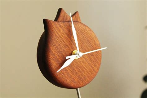 Clock Desk Clock Wooden Desk Clock Modern Table Clock - Etsy