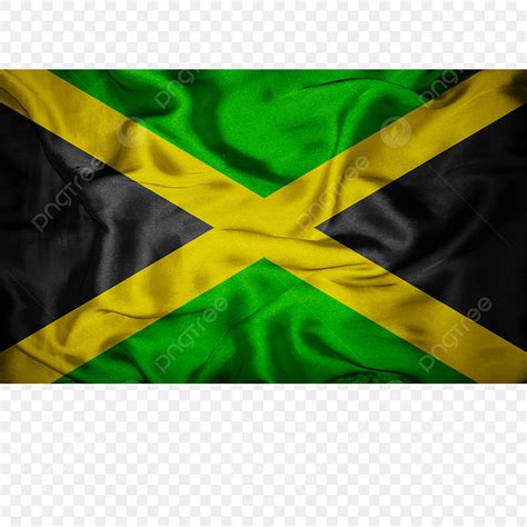 Gambar Bendera Jamaica Telus Dengan Kain Jamaica Jamaica Bendera