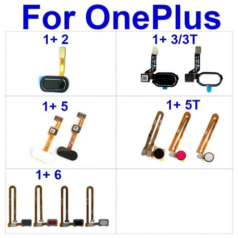 Home Button Fingerprint Sensor Flex Cable For Oneplus 1 2 3 3T 5 5T 6