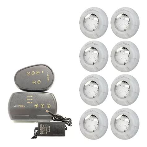 Kit De Reflectores LED Para Piscina Rgb 4w Luxpool Compact Center