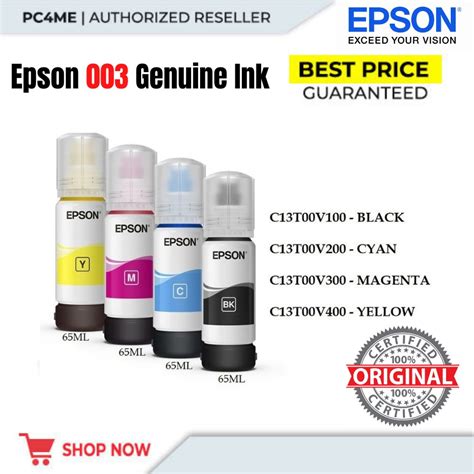 Epson Genuine Ink For L L L L L L