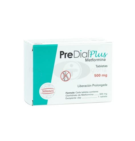 Predial Plus Lp 500 Mg Con 60 Tabletas