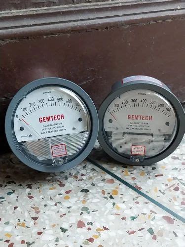 Gemtech Model G Differential Pressure Gauge Range Mm At Rs