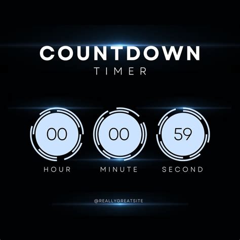 customizable countdown templates