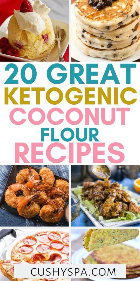 20 Delicious Ketogenic Coconut Flour Recipes Coconut Flour Recipes Coconut Flour Recipes Keto