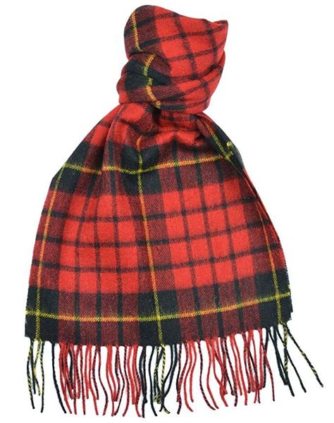 Lambswool Scottish Macqueen Modern Tartan Clan Scarf T Review