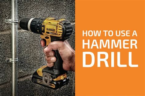 How To Use A Hammer Drill Regardless Of Its Brand Handymans World