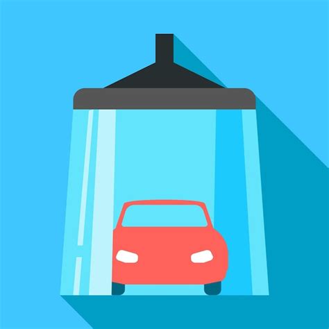 Premium Vector Car Shower Icon Flat Illustration Of Car Shower Vector