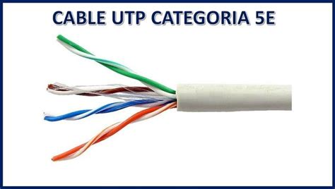 UTP Categoria 5e Cable Redes De Datos Par Trenzado