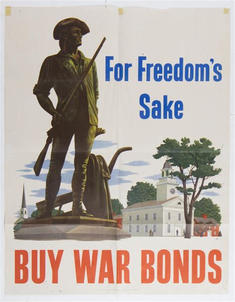 Lot World War Ii War Bonds Poster