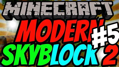 Minecraft Modern Skyblock 2 Lets Play Tutorial Game Play Series