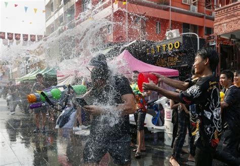 Sicherheitskr Fte F R Songkran Fest Thailand Bangkok