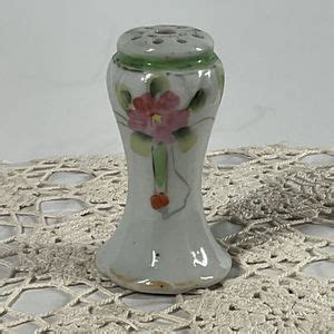 Nippon Jewelry Antique Japan Hat Pin Holder Hand Painted In Floral