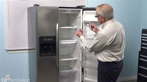 Frigidaire Refrigerator Repair How To Replace The Dairy Door YouTube