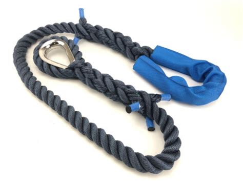 Mm Navy Blue Strand Floating Softline Mooring Rope Strop Warp X