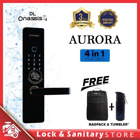 Jual Kunci Elektronik Smart Digital Lock Onassis Fp Aurora Orb Shopee