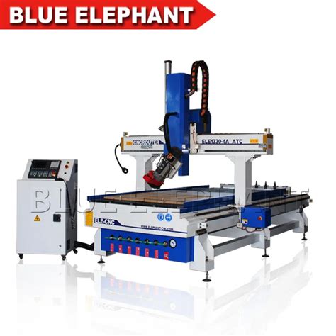 Best 4 Axis Wood Cnc Router With Rotary Device Atc Woodworking Machine 9kw Italian Spindle 1330