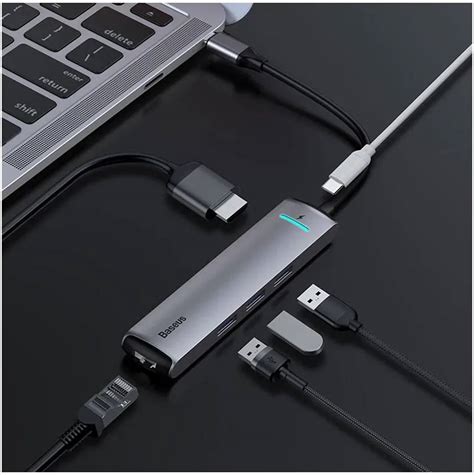 Baseus Mechanical Eye In Usb C Hub X Usb Gbps Ports Type C