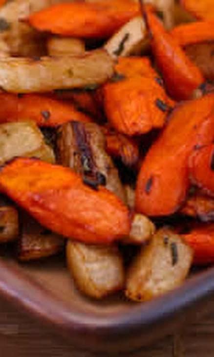 Roasted Carrots And Turnips With Herbs Recipe Recipe Herb Recipes