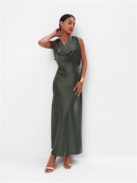 Maxi Haljina Boja Khaki MOHITO 758BL 87X