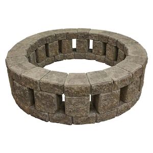 Natural Concrete Products Co In Fossill Brown Round Fire Pit Kit