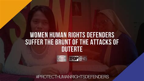 [statement] Women Human Rights Defenders Suffer The Brunt Of The