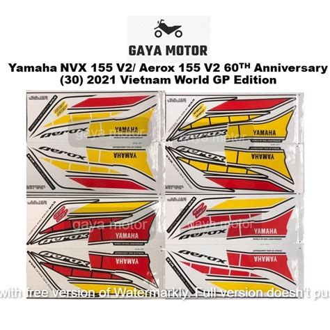 Yamaha NVX 155 V2 Aerox 155 V2 60TH Anniversary 30 2021 Vietnam