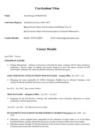 Tina CV PDF