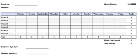 6 Google Sheets Time Tracking Templates - Quidlo